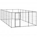 Outdoor-Hundezwinger Stahl 21,78 m²
