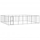Outdoor-Hundezwinger Stahl 50,82 m²
