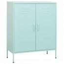 Lagerschrank Minzgrün 80x35x101,5 cm Stahl    