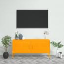 TV-Schrank Senfgelb 105x35x50 cm Stahl    
