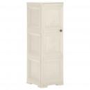 Kunststoffschrank 40x43x125 cm Holzdesign Vanilleeis
