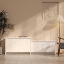TV-Schrank Weiß 146,5x35x50 cm Holzwerkstoff