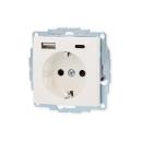 ARDEBO.de Berker 48041909 Steckdose SCHUKO/USB A-C S.1, polarweiß matt