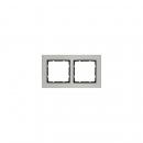 ARDEBO.de Berker 10223606 Rahmen, 2-fach, B.7, Edelstahl/anthrazit matt