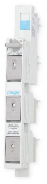 ARDEBO.de Hager L066M Lasttrennschalter D02, 63A, 4-polig N, vorauseilend, 60mm für Sammelschiene