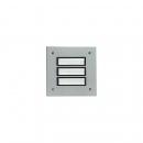 Grothe ETA 803 EV1 Etagenplatte, Aluminium, beleuchtbar, Silber (55803)