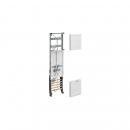 ARDEBO.de Hager ZH33Q7N Komplettfeld, Zählerfeld univers Z, 1050 mm, 1 Zählerplatz, 3-Punkt, 1-feldig