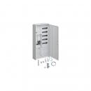 ARDEBO.de Hager ZB325C15LS Komplettschrank, universZ, 1100x550x205mm, SKII, IP44, 1ZP/VF-5rh/APZ, 2-Feld, Ausführung NRM