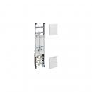 ARDEBO.de Hager ZH31X7N Komplettfeld, univers Z, 1ZP, 3P., Steuerleitungsklemme, H=1050 mm, 1-feldig