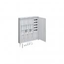 Hager ZB341X29 Komplettschrank, universZ, 2 ZP., 1 SG, 3P., APZ, VT5, H=1100 mm, 4-Feld, ESA
