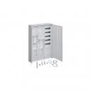 ARDEBO.de Hager ZB33SET15LK Komplettschrank, univers Z, 1 ZP, 1 SG, BKE-I, APZ, VT5, H=1100 mm, 3-Feld