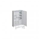 Hager ZB33SET28LK Komplettschrank, universZ, 2 ZP, 1 SG, BKE-I, APZ, VT5, H=1100mm, 3-Feld