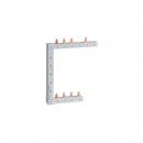 ARDEBO.de Hager KCF963L Phasenschiene senkrecht 63A links L1N-L2N-L3N zu L1L2L3N 125mm 2-reihig