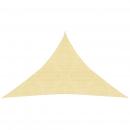 Sonnensegel 160 g/m² Beige 4x4x5,8 m HDPE
