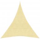 Sonnensegel 160 g/m² Beige 5x6x6 m HDPE