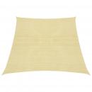 Sonnensegel 160 g/m² Beige 4/5x3 m HDPE