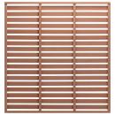 Zaunplatte WPC 180x180 cm Braun