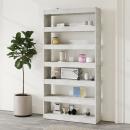 Bücherregal/Raumteiler Betongrau 100x30x198 cm Holzwerkstoff