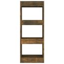 Bücherregal/Raumteiler Räuchereiche 40x30x103 cm Holzwerkstoff