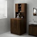 Waschmaschinenschrank Braun Eichen-Optik 71x71,5x91,5 cm