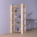 Bücherregal/Raumteiler 80x35x160 cm Massivholz