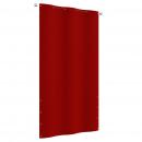 Balkon-Sichtschutz Rot 120x240 cm Oxford-Gewebe