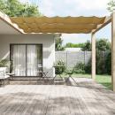 Senkrechtmarkise Beige 100x800 cm Oxford-Gewebe