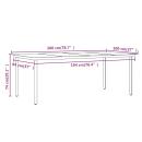9-tlg. Garten-Essgruppe mit Auflagen Poly Rattan und Glas
