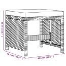 9-tlg. Garten-Essgruppe mit Kissen Poly Rattan Beige