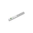 ARDEBO.de Bachmann 19 Zoll Steckdosenleiste 5x Steckdose 1x Schalter GVS 1HE (333.403)