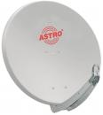ARDEBO.de - HSATS Alu-Spiegel lichtgrau 85cm, LNC Aufnahme 40mm