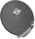 ARDEBO.de - HSATS02 Alu-Spiegel graphitgrau 85cm, LNC Aufnahme 40mm