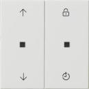 ARDEBO.de Gira 536303 System 3000 Bedienaufsatz Memory, System 55, reinweiß glänzend