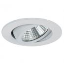 ARDEBO.de - 12361073 LED-Einbaustrahler 350 mA, 7 W, 38°, 3.000 K, rund, schwenkbar, weiss m