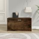 Schuhbank Räuchereiche 80x24x45 cm Holzwerkstoff