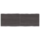 Tischplatte 120x40x(2-6) cm Massivholz Behandelt Baumkante