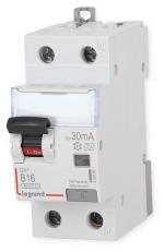 ARDEBO.de Legrand 410965 FI/LS-Schutzschalterkombination, DX3, B-Charakteristik, 16A, 1P+N, 6kA, 30mA, Typ-A