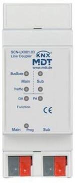ARDEBO.de MDT SCN-LK001.03 Linienkoppler, 2 Teilungseinheiten REG, mit KNX Data Secure Funktion