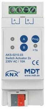 ARDEBO.de MDT AKS-0210.03 Schaltaktor 2-fach 2TE 10A