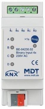 ARDEBO.de MDT BE-04230.02 Binäreingang 4-fach, REG, Eingänge 230VAC