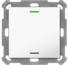 MDT BE-TAL55T1.01 Taster Light 55 1-fach, Ausführung Neutral, mit Temperatursensor, reinweiß glänzend