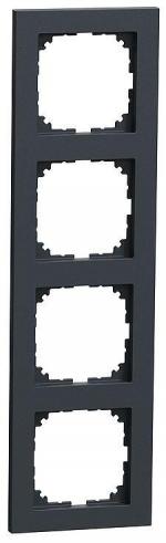 ARDEBO.de Merten MEG4040-3614 Rahmen, M-Pure, 4fach, anthrazit
