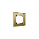 ARDEBO.de Merten MEG4010-2341 Echtglasrahmen, M-Plan, 1fach, Gold