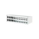 Metz Connect 130861-2402-E Modul AP-Gehäuse 2x12 Port reinweiß, unbestückt