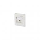 ARDEBO.de Metz Connect 130B12D11002-E Modulare Anschlussdose C6Amodul 1 Port 270°M UP reinweiß