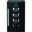 ProfiCook PC-WK 1232 Glastürkühlschrank, 23L, 26cm breit, Anti-Vibrationssystem, Thermoelektrische Kühlung, schwarz (501232)