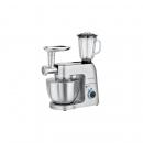 ProfiCook PC-KM 1189 Knetmaschine, 1500W, 8 Geschwindigkeitsstufen, Softanlauf, Beleuchteter Drehregler, Sicherheitsschaltung, Edelstahl