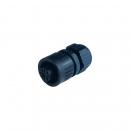 ARDEBO.de Hirschmann 934125100  Leitungsdose CA3LD Rund, Schwarz