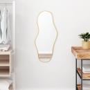 Wandspiegel Golden 80x35 cm
