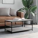 Couchtisch Grau Sonoma 90x49x40 cm Holzwerkstoff